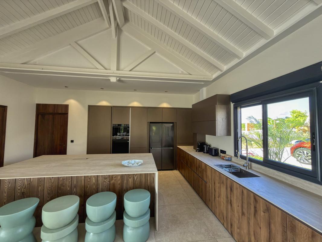 21.Location Villa piscine vue mer St François Guadeloupe_Séjour Vue mer